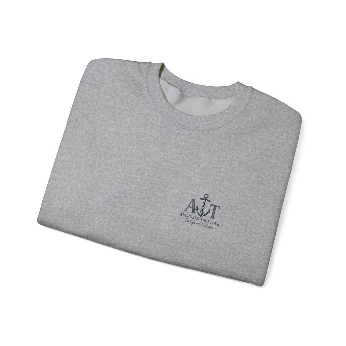 Miles Apart, Anchored Together — Military Family Crewneck Sweatshirt
