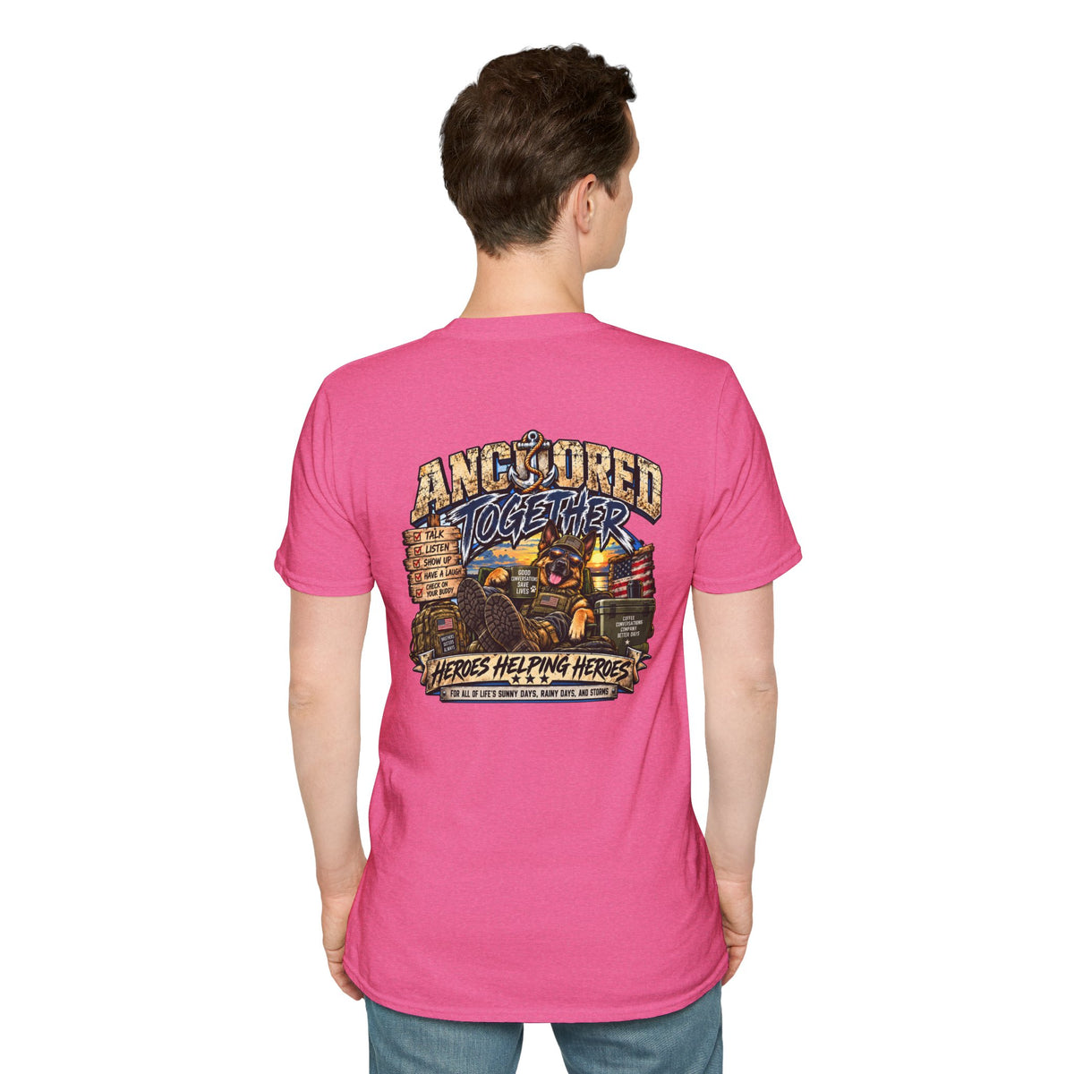 Anchored Together T-Shirt — Heroes Helping Heroes Vintage