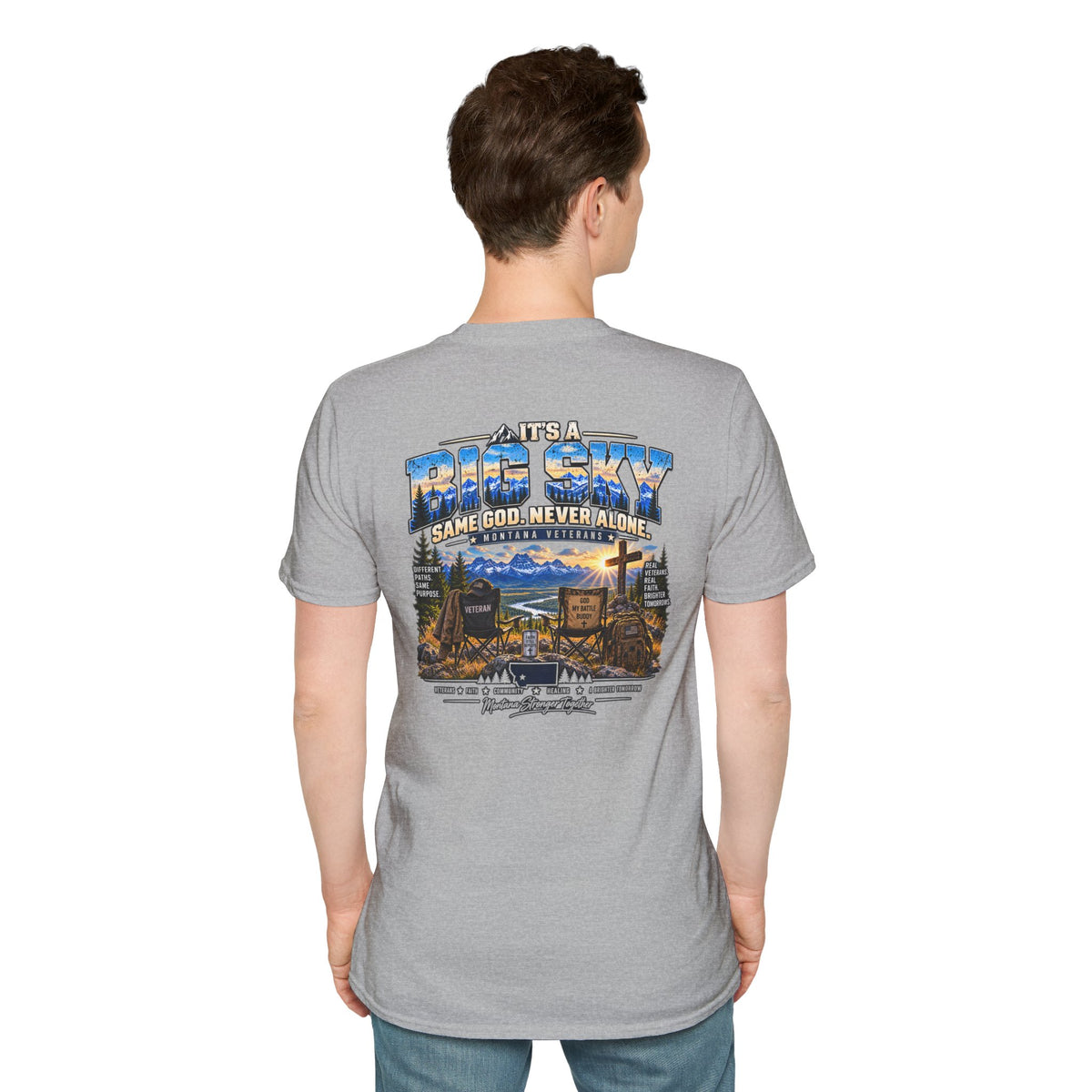 Anchored Together Faith Tee — "It's a Big Sky, Same God" T-Shirt