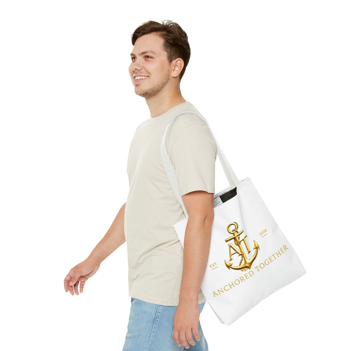 Military Wife Gift Tote Bag — Navy & Marine Corps Spouse Canvas Tote