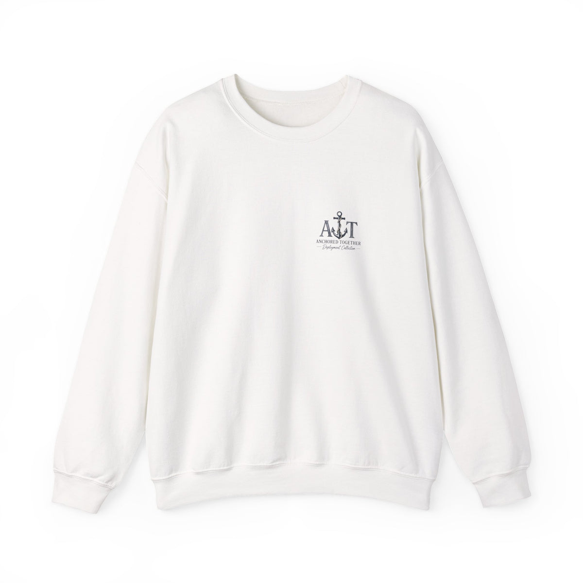 Miles Apart, Anchored Together — Military Family Crewneck Sweatshirt