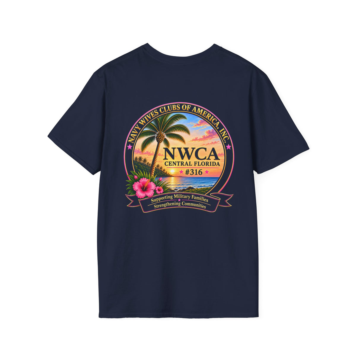Florida Sunset Palm T-Shirt — NWCA Cape Coral Design