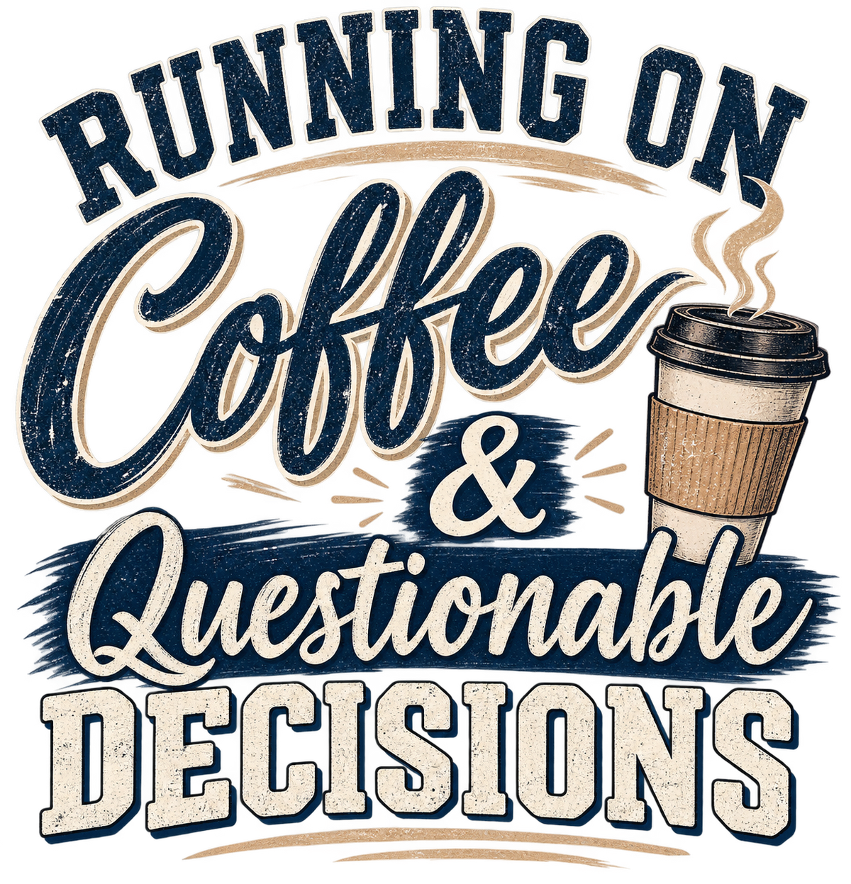 Coffee & Questionable Decisions Travel Mug